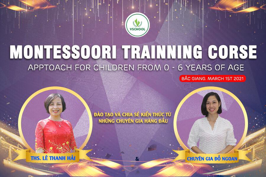 Khóa đào tạo giáo viên Montessori tại trường mầm non VSchool